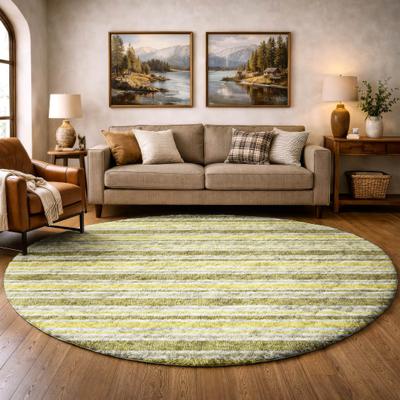 Addison Rugs Premium Washable Super Soft Nassau Stripe Dream Shag Rug