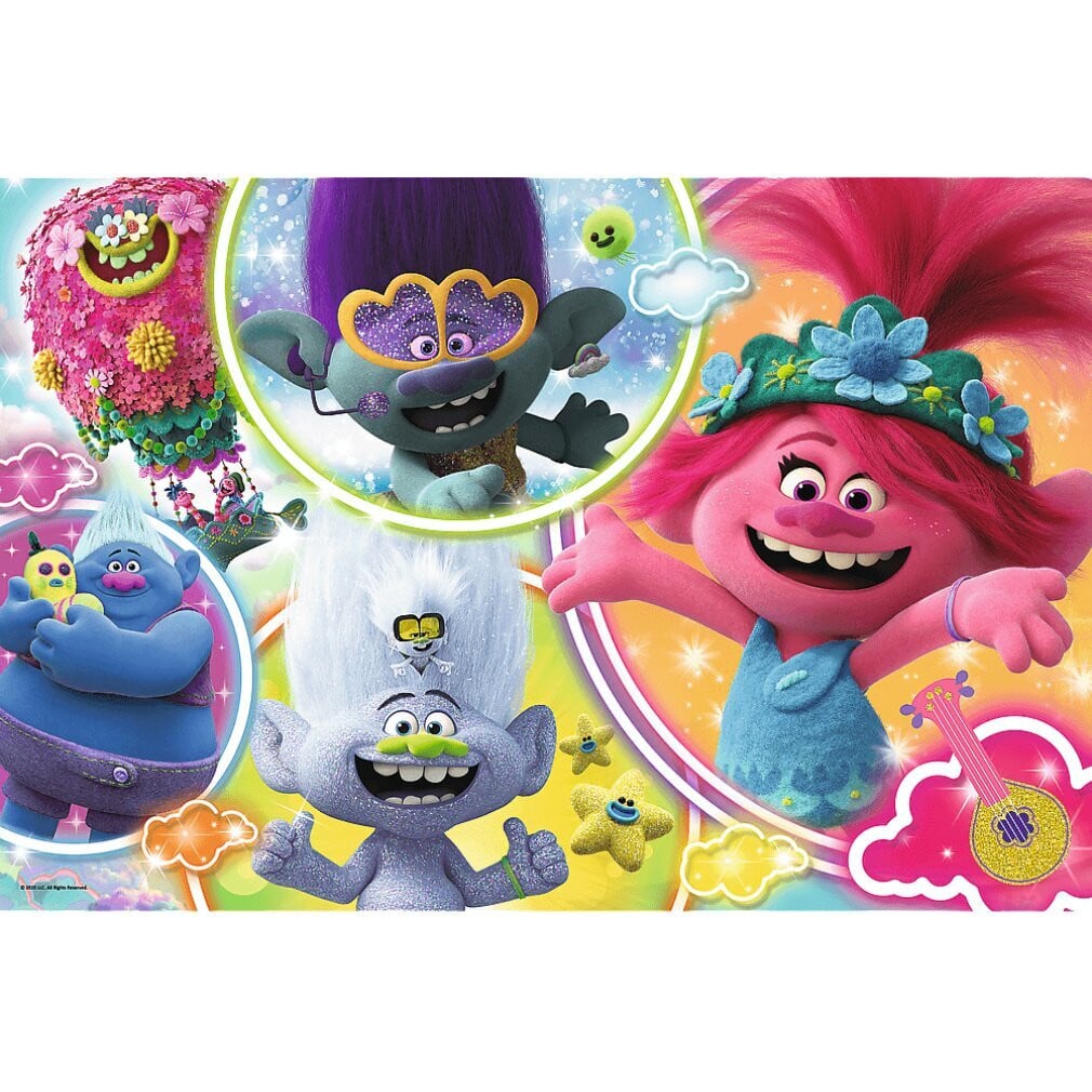 TREFL Puzzel Trolls 2: Onze muzikale wereld, 24 stukjes