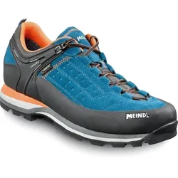 Meindl Herren Literock GTX Wanderhalbschuh - 39.5 - blau/orange