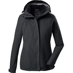 KILLTEC Damen Funktionsjacke mit abzippbarer Kapuze Inkele, Größe 44 in Schwarz 00920