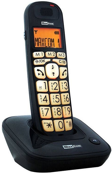 TELEFONE SEM FIOS MAXCOM MC6800 BK