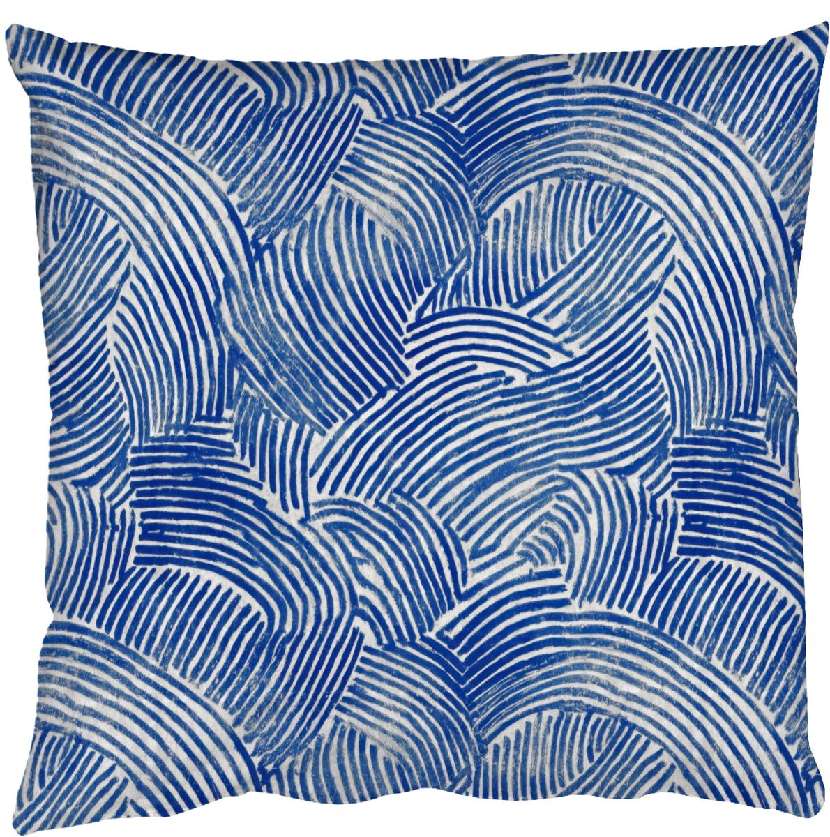 PillowMonkey Sierenkussen Modern Abstract Blauw 45 x 45 cm