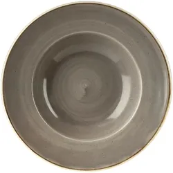 Churchill Nudelteller Stonecast Keramik Grau 28cm