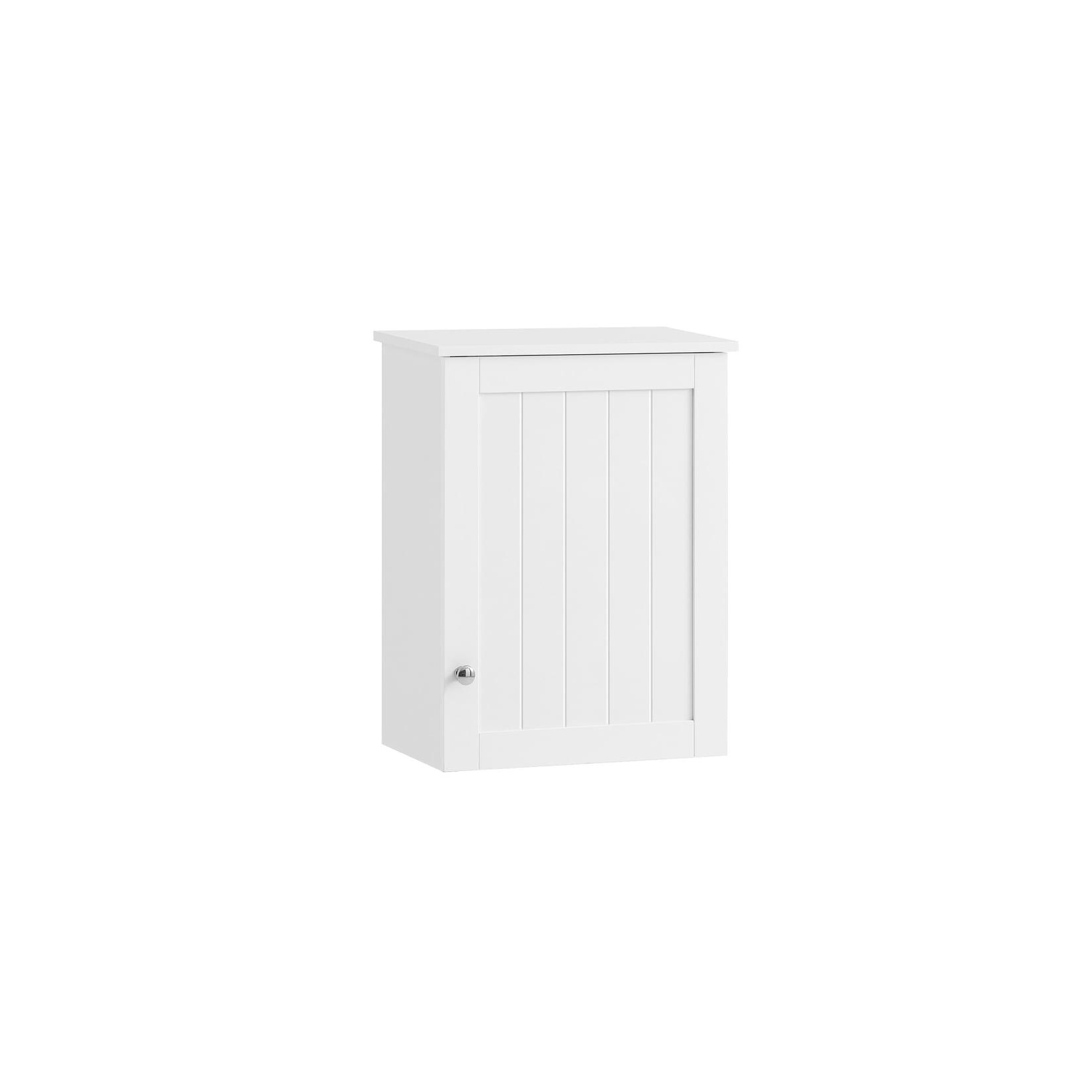 SoBuy Hängeschrank mit 1 Tür Weiß 40x23x52cm Klassisch