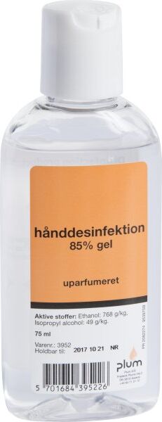 Plum Hånddesinfektion 85%   Gel   75 Ml