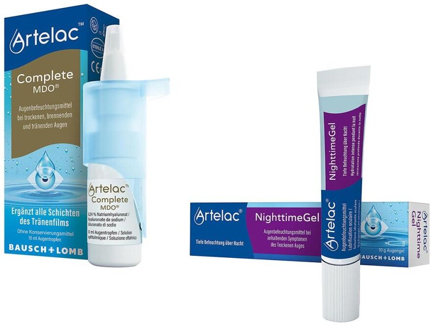 Artelac Nighttime Gel + Complete MDO Augentropfen 1Set