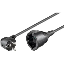 MicroConnect, Verlängerungskabel, Spannungsversorgungs-Verlängerungskabel (5 m, CEE 7/4, CEE 7/7)