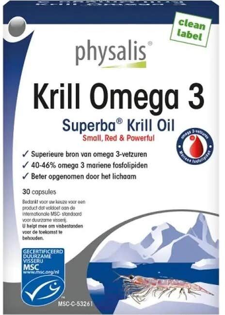 PHYSALIS Krill Omega 3 60caps