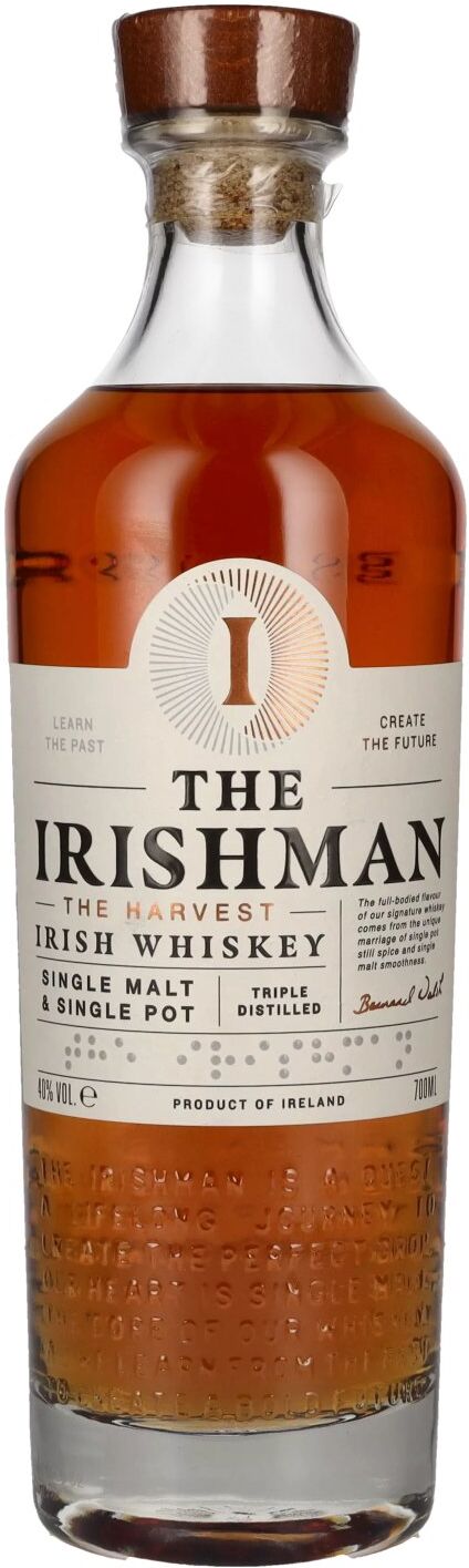 The Irishman Whiskey The Irishman THE HARVEST Single Malt Irish Whiskey 40% Vol. 0,7l