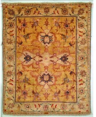 SAFAVIEH Couture Hand-knotted Peshawar Sossia Traditional Oriental Vegetable Dye Wool Rug with Fringe