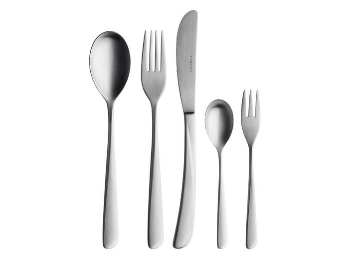 Puresigns Besteckset Venti, Edelstahl, Metall, ergonomischer Griff, rostfrei, hitzebeständig, lebensmittelecht, schadstofffrei, Essen & Trinken, Besteck, Besteck-Sets