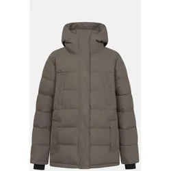 Derbe Winterjacke Sonholm Damen Braun Steppjacke Warm Gefüttert Skijacke