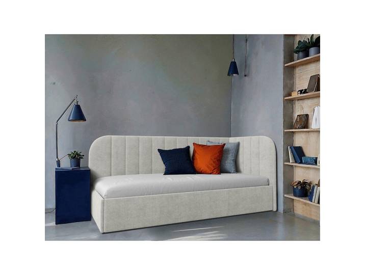 Mid.you Polsterbett, Beige, Kunststoff, 90x200 cm, Stoffauswahl,verstellbar, Schlafzimmer, Betten, Polsterbetten