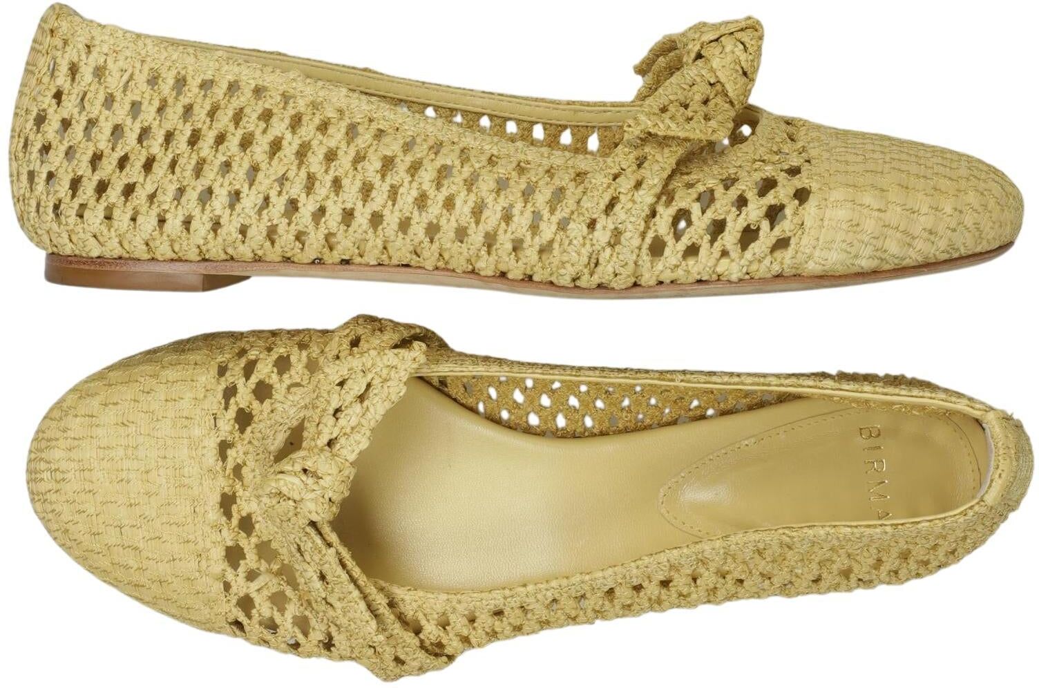 Alexandre Birman Damen Ballerina, Beige, Gr. EU 39.5, kein / Etikett - Second Hand