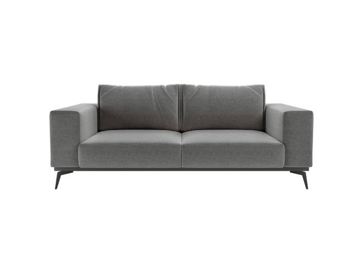2-Sitzer Sofa, Dunkelgrau, 250x95x87 cm, Holz & Textil, 3-Sitzer, Modern, MID.YOU