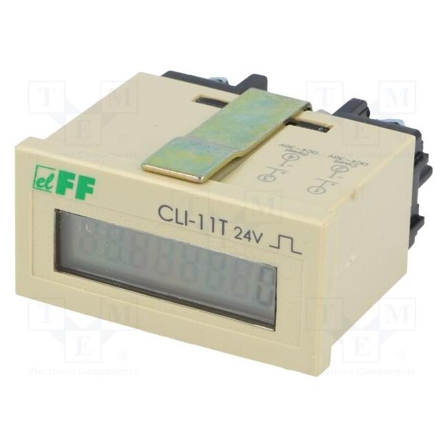 F&R Impulszähler 4-30V DC 8 Zeichen Digitalpanel 48x24mm CLI-11T-24V (CLI-11T-24V)