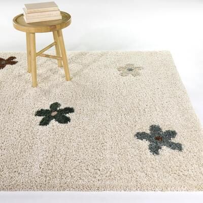 Balta Rugs Floral Shag Kids Shag Area Rug