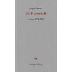 Die Todesstrafe II, Sachbücher von Jacques Derrida