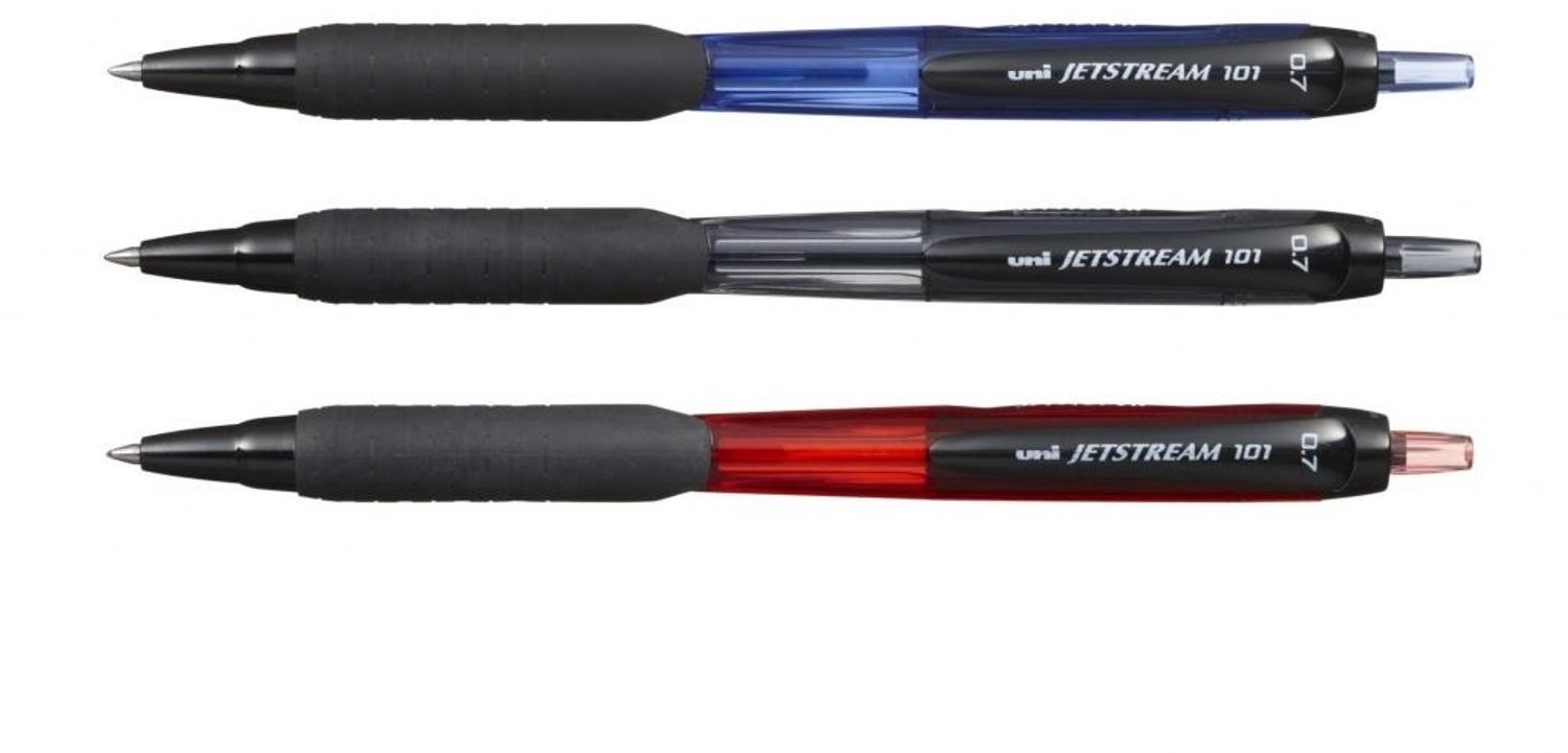 Uni-ball Jetstream SXN-101 balpen met sneldrogende inkt, zwart