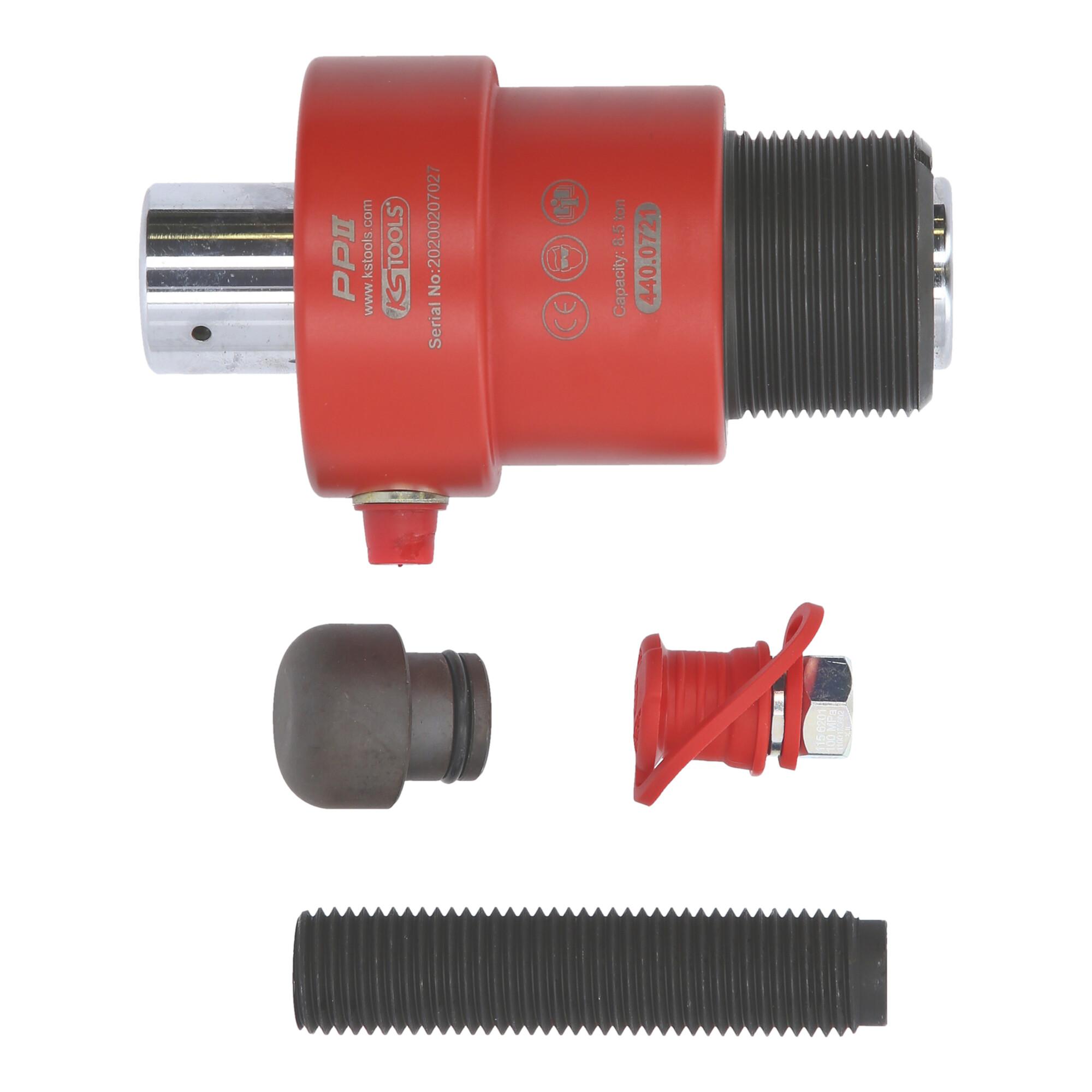 KS Tools Druck- und Zug-Hydraulikzylinder-Satz, 8,5t, 4-tlg (440.0730)