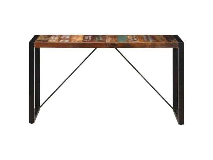 HKLGBVCR Esstisch, 140 x 70 x 75 cm, Massivholz, recycelt