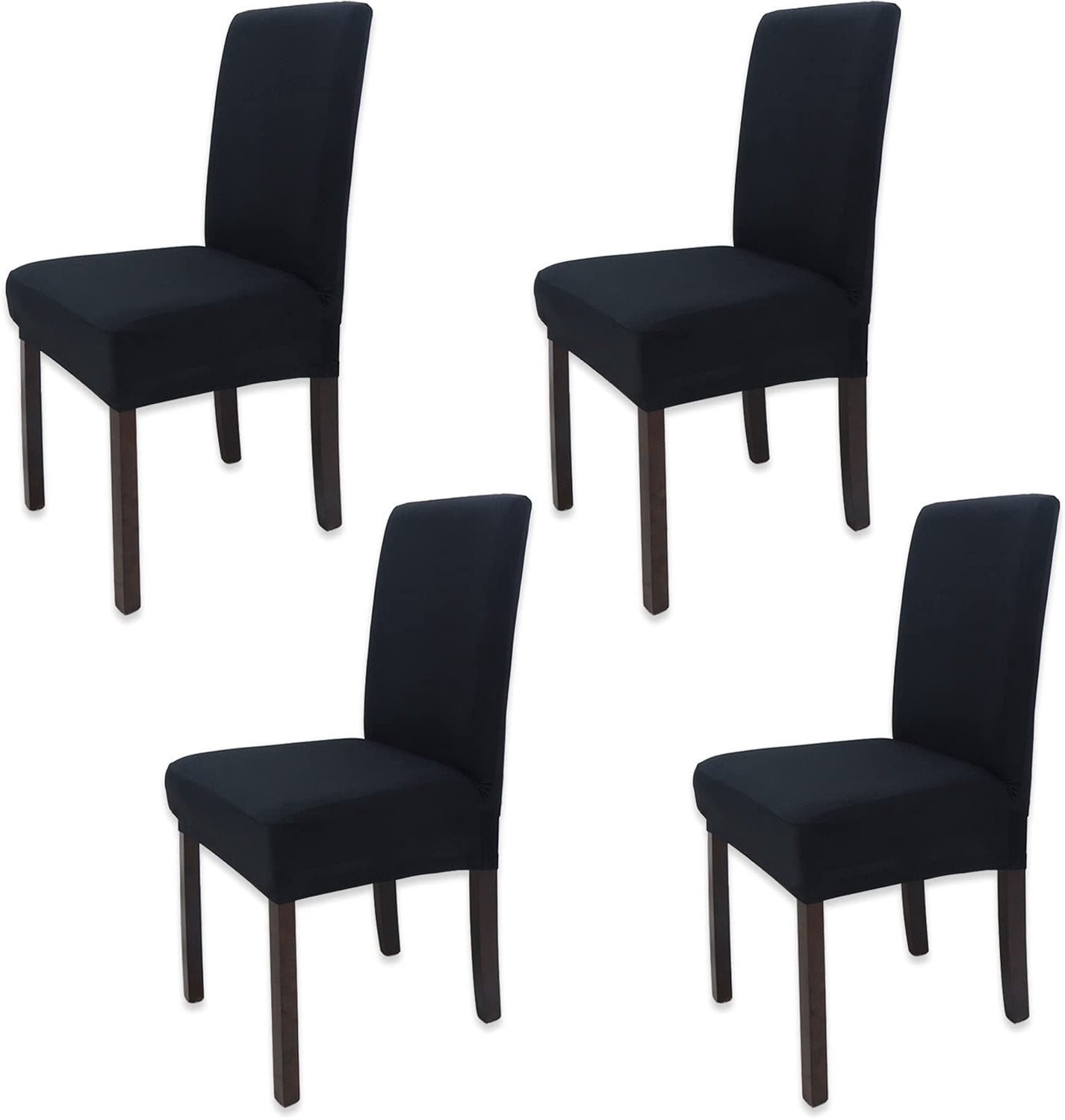 Set van 4 wasbare stoelhoezen voor eetkamerstoelen