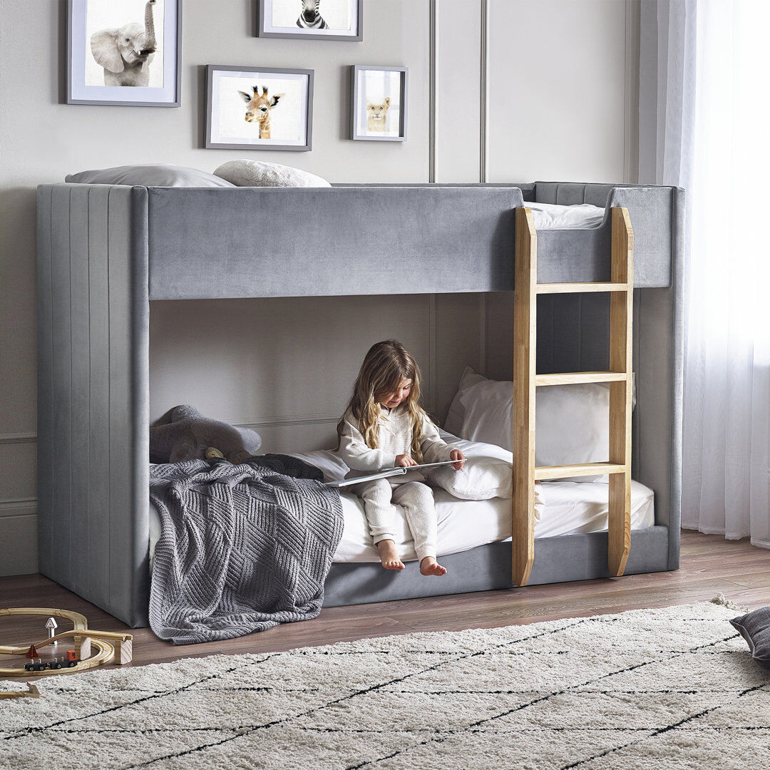 Isabelle & Max Kaleb Single (3') Bunk Bed Grey UK Single - DE 90 x 190 cm