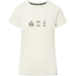 Viking Likelo Damen T-Shirt mit kurzen Ärmeln Beige Gr. L
