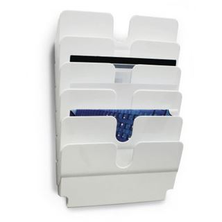 DURABLE Wand-Prospekthalter-Set "FLEXIPLUS 6", A4, 6 Fächer (1700014401)