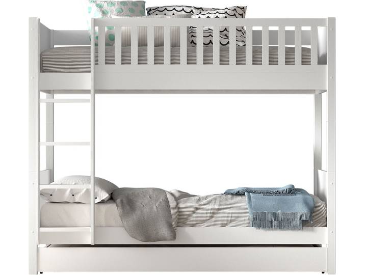 Vipack Stapelbed Scott met slaaplade - 90 x 200 cm - wit