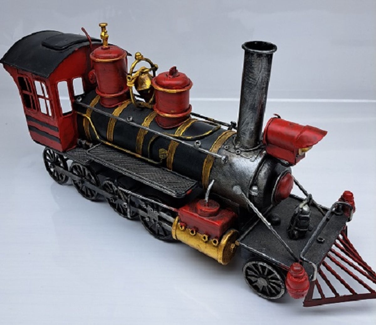 Denza Blikken Locomotief Decoratie Trein Lengte: 42 cm