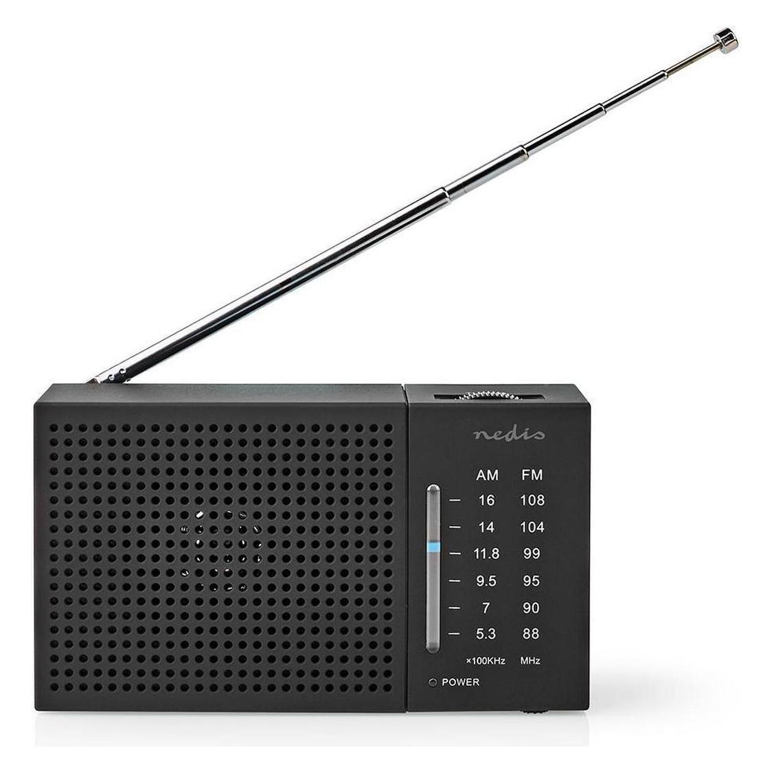 Nedis FM-Radio RDFM1200BK (AM, FM) (RDFM1200BK)