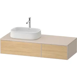 Duravit Waschtischunterschrank wandhängend „Zencha“ 130 × 28,1 × 55 cm