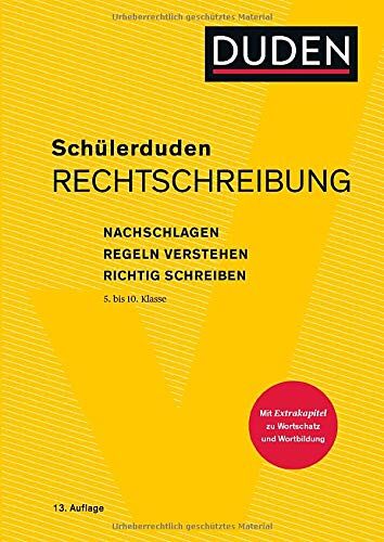 Dudenredaktion - Schülerduden Rechtschreibung und Wortkunde (gebunden): Nachschlagen - Regeln verstehen - Richtig schreiben - Preis vom 17.10.2026 19:25:27 h