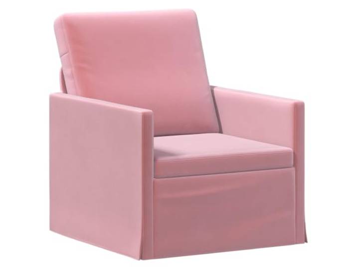 vidaXL Einzelsofa Rosa 70 x 81 x 82 cm Samt (V)