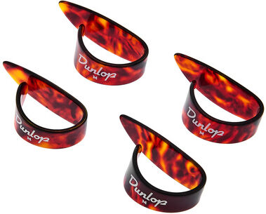 Dunlop Thumb Pick med. Shell 4er Set Shell