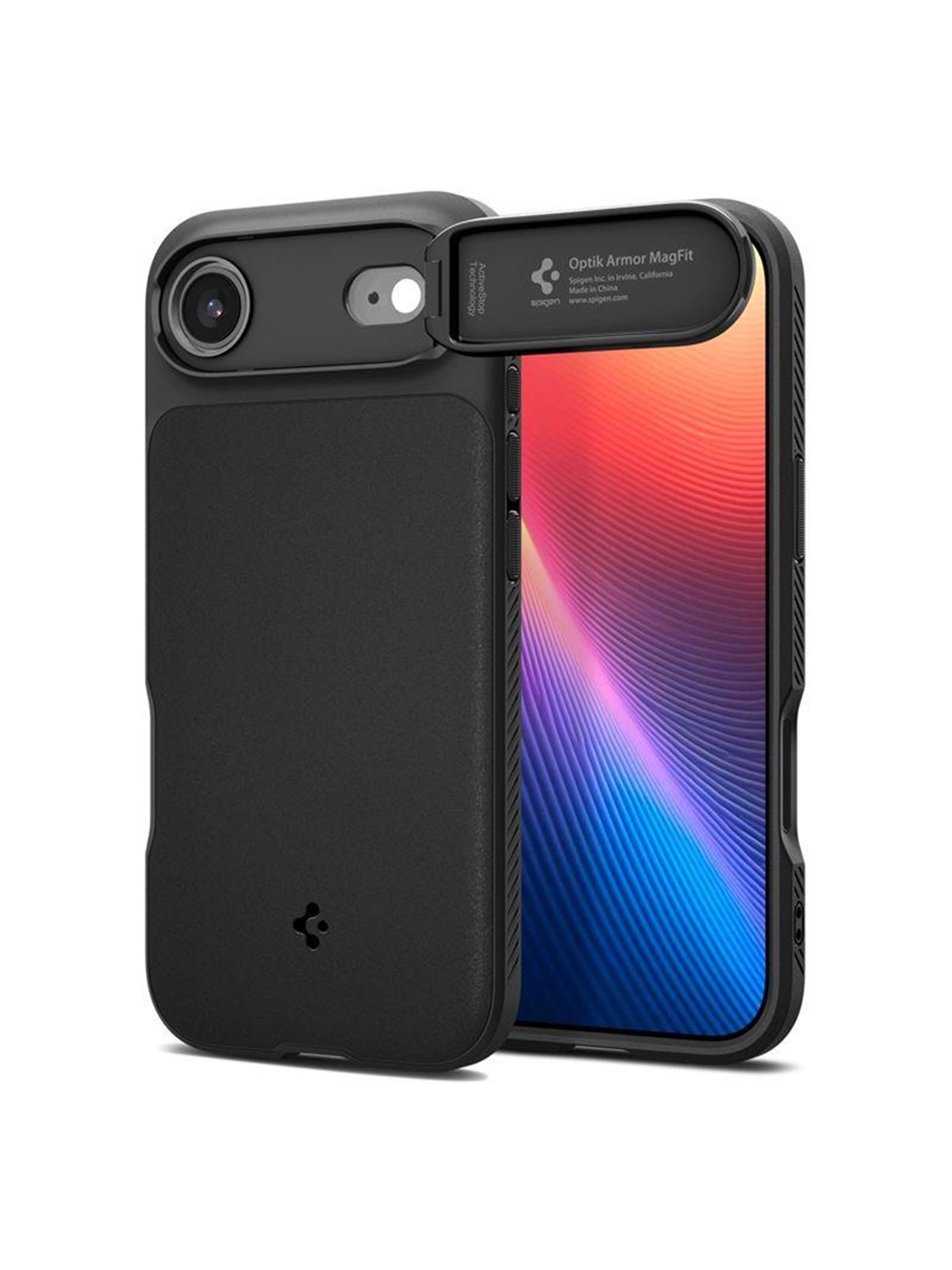 Spigen Optik Armor MagSafe - black - iPhone Air