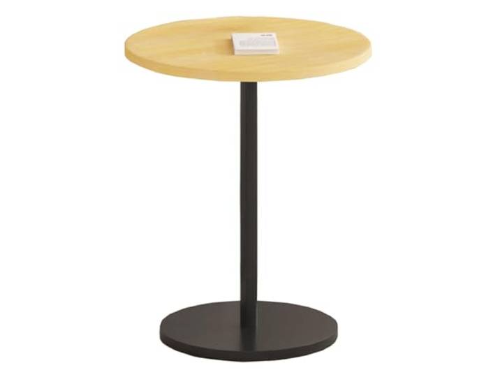 OIFAODAO Runde Tische， Moderner Nachttisch for kleine Räume, Couchtisch for Wohnzimmer(/Natural)