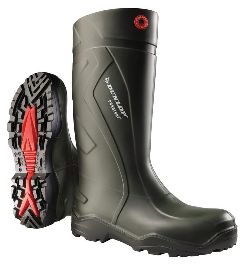 Dunlop Purofort+ veiligheidsschoenen voor landbouw, groen, maat 43