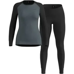 ODLO Damen Unterwäsche/Sets lang Da ACTIVE WARM Special Set, Größe L in Schwarz Schwarz