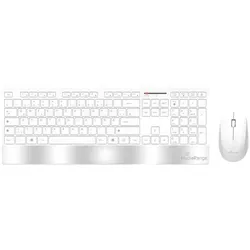 MediaRange Tastatur-Maus-Set »MROS106« weiß