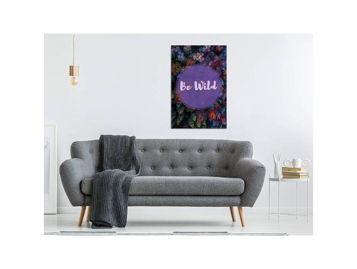 Tableau déco Be Wild Lin Multicolore 40 x 60cm