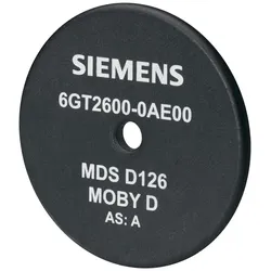 Siemens 6GT2600-0AE00 Transponder MDS D126 Scheibe, RF200/RF300 ISO/MOBY D, ISO 15693, 112 Byte 6GT26000AE00  - 50 Stück