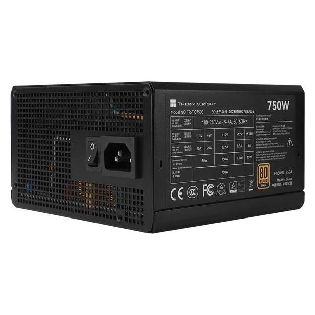 Thermalright TR-TG 750S Black - PSU, 80+ Gold, 750W, non-modular (750 W) (TR-TG 750S)