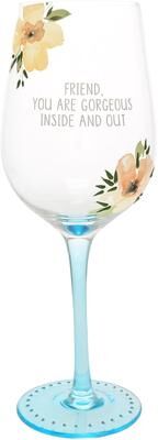 Pavilion Gorgeous Friend Wine Glass - 16 oz