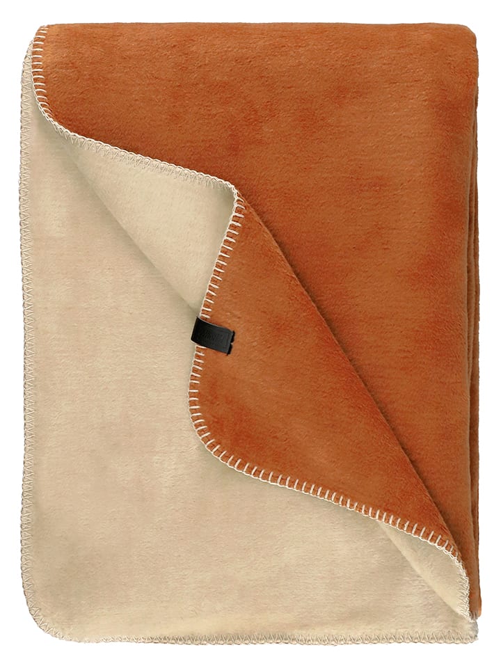 Schöner Wohnen Plaid ''Favorit'' in Orange - (L)200 x (B)150 cm - onesize