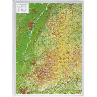 Schwarzwald 1 : 400 000, Karte von , GeoRelief