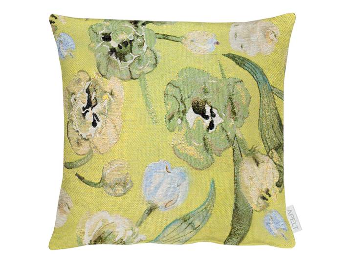 Coussin 6728 Jaune/Jaune 39 x 39cm Tissu mélangé