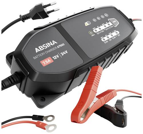 Absina 301015 Automatikladegerät 12 V, 24V 7.5A