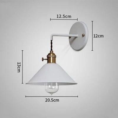 Inspired Living Nordic Macaron LED Wall Lamp Modern LED Wall Lamp For Bedroom & Hallway white warm White (2700 3500k)
